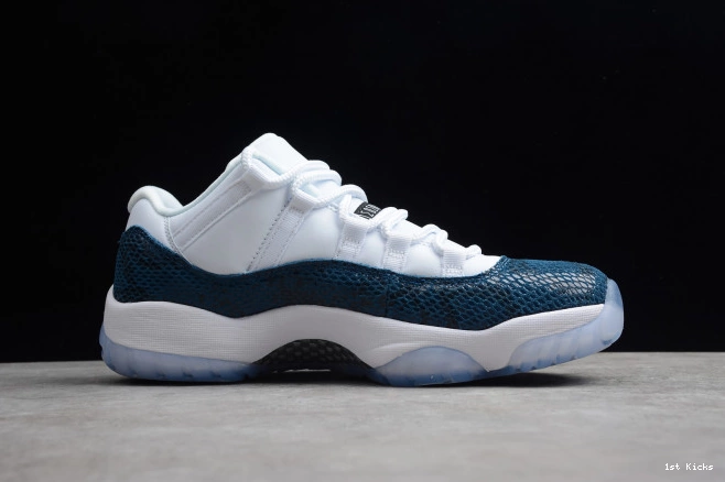 CD6846-102 11 Snakeskin Air Jordan Navy Low Blue 0714